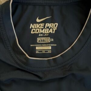 Nike Pro Combat fitted dri-fit shirt long sleeve size xxl great used condition!!